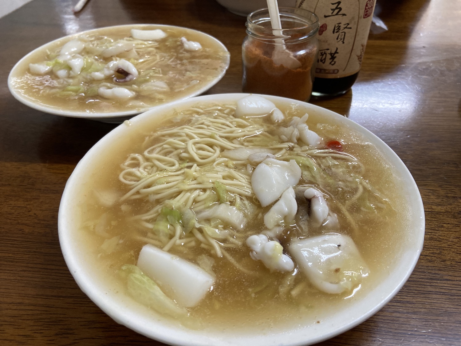 怪人花枝鱔魚麵