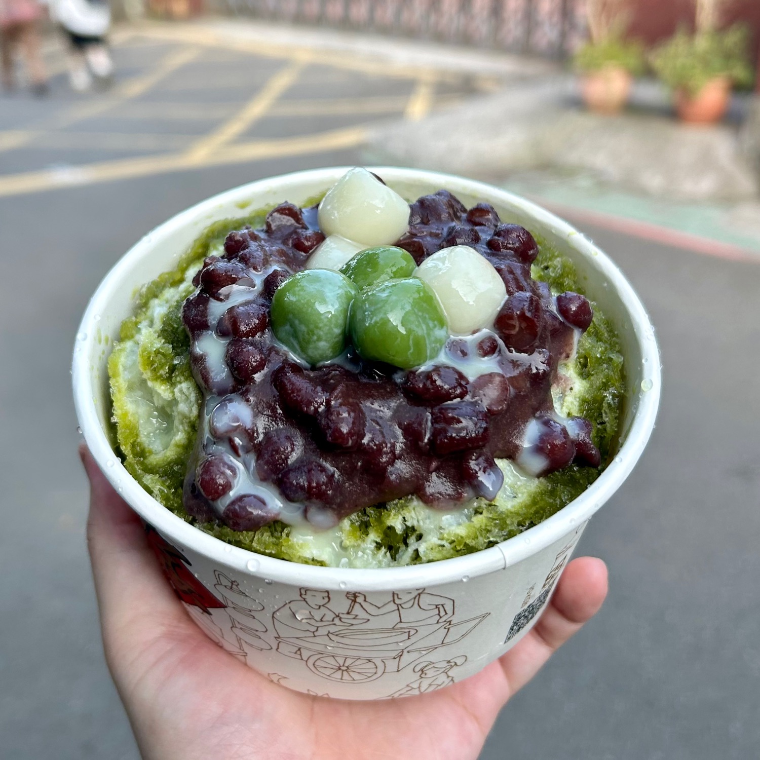 南庄日式抹茶紅豆冰